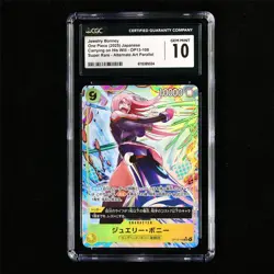 CGC 10 GEM MINT 2025 One Piece JPN Jewelry Bonney OP13-108 SR (Alt Art)(1) - Image 2
