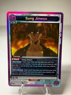 Sung Jinwoo SLG-1-020 Rare Foil Union Arena Solo Leveling UE17BT - Image 1