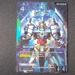 Gundam Card Game- Gundam AGE-2 Normal (LR+) - Steel Requiem (GD03-019) - Image 1