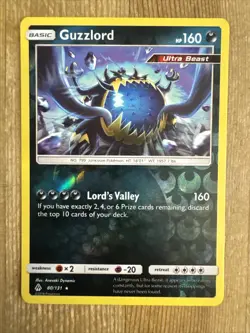 Guzzlord Forbidden Light 80/131 Reverse Holo Pokemon Card NM - Image 1