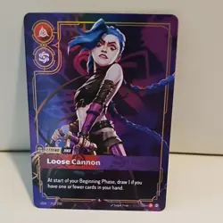 League of Legends Jinx Loose Cannon OGN Legend 251/298 Regular English Card - Image 1
