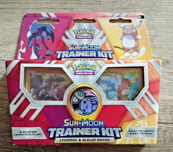 Pokemon TCG Sun & Moon Lycanroc & Alolan Raichu Trainer Kit Card Game - Image 1