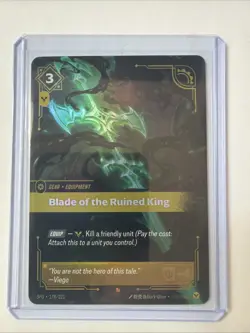 Blade of the Ruined King 178/221 Spiritforged Epic Riftbound NM Card - Image 1
