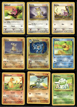 Vtg Pokemon Card Collection Lot Base Set Starters 1st Edition Binder Holo WOTC - Image 1