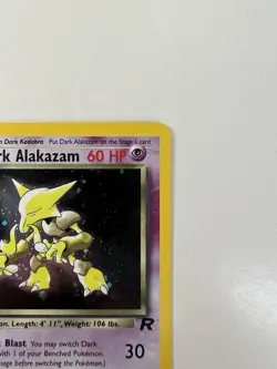 Pokemon Dark Alakazam Holo Rare Card 1/82 Team Rocket Unlimited - Image 4