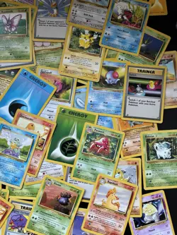 Vintage Pokemon Cards Bundle x 100 including base set 1999 WOTC - Image 5