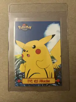 Pikachu 25 TV2 - Topps Series - Pokemon Card - Image 1