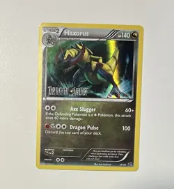 Haxorus card from the Pokemon Dragon Vault set (number 16/20 - Image 3