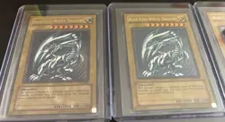 Yu-Gi-Oh Vintage Card Lot Blue Eyes White Dragon/ Dark Magician/ Summon Skull + - Image 5