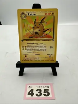 Pokemon Card Raichu (29) 1st Edition LP Fossil Rare 29/62 - Image 2
