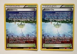 Parallel City x2 145/162 Pokemon Breakthrough XY Uncommon Card LP/MP - Image 1