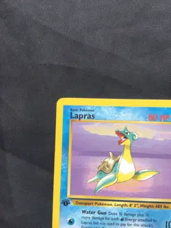 Pokemon Cards: Fossil 1st Edition Rare: Lapras 25/62 - Image 2