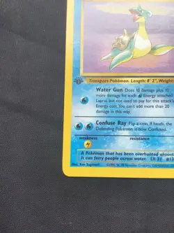 Pokemon Cards: Fossil 1st Edition Rare: Lapras 25/62 - Image 5