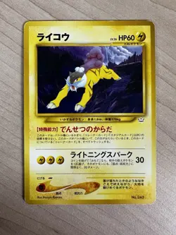 Pokemon TCG Raikou Revelations No.243 (Premium File) Japanese Card LP. - Image 1