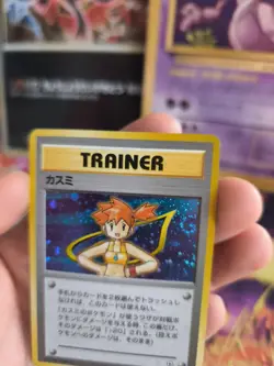 Pokemon Karte Card Misty Gym Heroes 1998 Leaders Stadium Holo Wotc japanese VG - Image 3