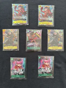 One Piece Card Game Foil Promo Card Bundle from Illustration Boxes Vol 3&4 - Image 2