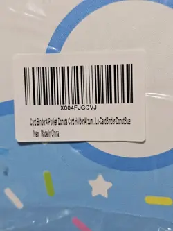 Zip Up Blue Donut Pokemon Card Binder 4 Pocket 2x2 Up To 400 Cards New - Image 3