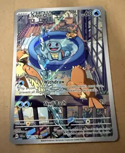 Squirtle 148/142 Sv2a: Pokemon Card 151 Art Rare Full Art Holo 2024 - Image 1