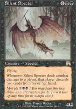 Silent Specter ~ Heavily Played Onslaught MTG Magic UltimateMTG Black Card - Image 1