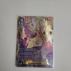 Digimon Card Game Jupitermon BT24-101 SEC Alternate Art NM - Image 1