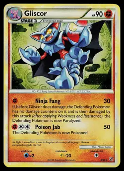 Pokemon Card - Gliscor Undaunted 4/90 Holo Rare - Image 1