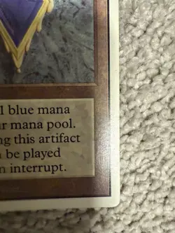 MTG Unlimited Mox Saphire NM/LP - Image 4