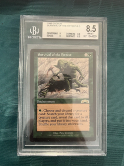 MTG 1998 EXODUS SURVIVAL OF THE FITTEST GRADED 8.5 PRICE LOWERED - Image 1