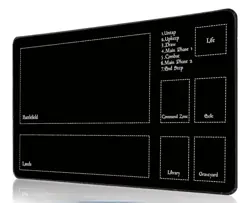 Magic the Gathering Rookie Deck Playmat Black (Deck on the Right) - Image 1