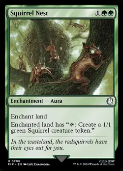 NM Squirrel Nest, MTG, Fallout, Magic the Gathering, 206 - Image 1