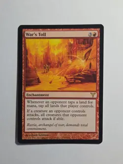 MTG Magic the Gathering - War's Toll - Dissension - Rare Regular English - Image 1