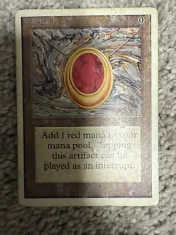 Mtg unlimited Mox Ruby heavily Played - Image 1
