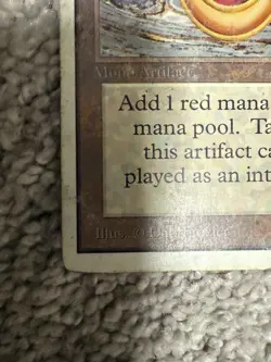 Mtg unlimited Mox Ruby heavily Played - Image 5
