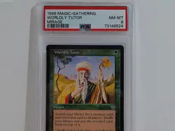 1996 Magic The Gathering Mirage Worldly Tutor - Image 5