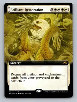 Brilliant Restoration (Extended Art) R Kamigawa: Neon Dynasty 434 NM - Image 1
