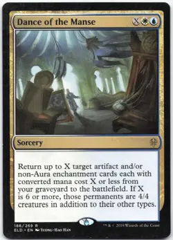 Dance of the Manse Normal R Throne of Eldraine 186 LP - Image 1