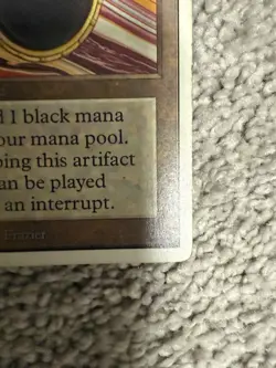 MTG Unlimited Mox Jet Light Play - Image 4