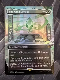 The Wind Crystal (Borderless) Final Fantasy Foil - Image 1