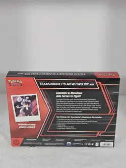Pokemon TCG Scarlet & Violet Team Rocket Mewtwo EX Box NEW Factory Sealed - Image 2
