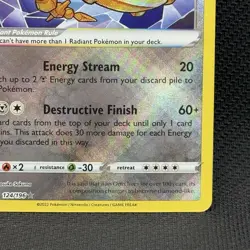 Pokemon Radiant Steelix Card #124/196 Lost Origin Sword & Shield Holo NM - Image 4