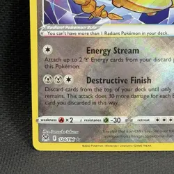 Pokemon Radiant Steelix Card #124/196 Lost Origin Sword & Shield Holo NM - Image 5