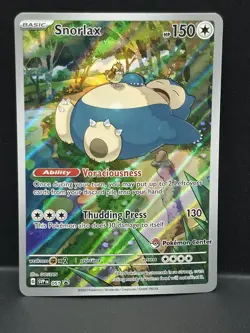 Snorlax (Pokemon Center Exclusive) 051 Scarlet & Violet Promo Holofoil Pokemon - Image 1