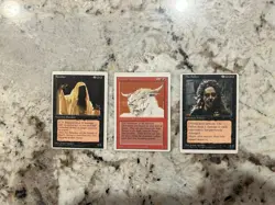 Mtg Miscut Cards x3 Magic the Gathering Miscut Card OffCenter Out Of Print - Image 1
