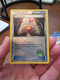 Pokemon 3rd place Spring Victory Cup Promo cross hatched black star BW29 - Image 1