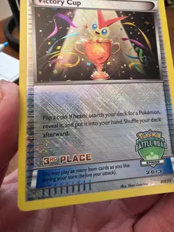 Pokemon 3rd place Spring Victory Cup Promo cross hatched black star BW29 - Image 2