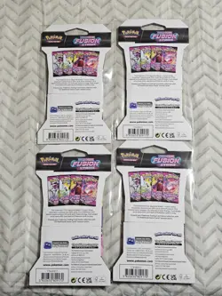 Pokemon TCG Fusion Strike Sleeved Booster Pack Art Set - Image 2