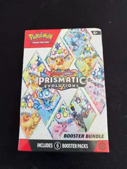 POKEMON TCG - PRISMATIC EVOLUTIONS - Booster Bundle (6x Packs) NEW SEALED RARE - Image 1