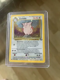 Pokemon Base Set Jungle Clefable Holo Rare ITALIAN RELEASE MP - Image 1