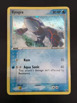 Pokemon TCG Kyogre 6/106 Holo Ex Emerald Set Holo Rare HP - Image 1