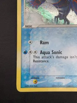 Pokemon TCG Kyogre 6/106 Holo Ex Emerald Set Holo Rare HP - Image 4