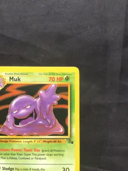 Pokemon Cards: Fossil 1st Edition Rare: Muk 28/62 - Image 3